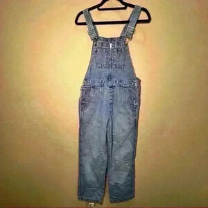 Classic Blue Denim Women's Overalls Jumpsuit